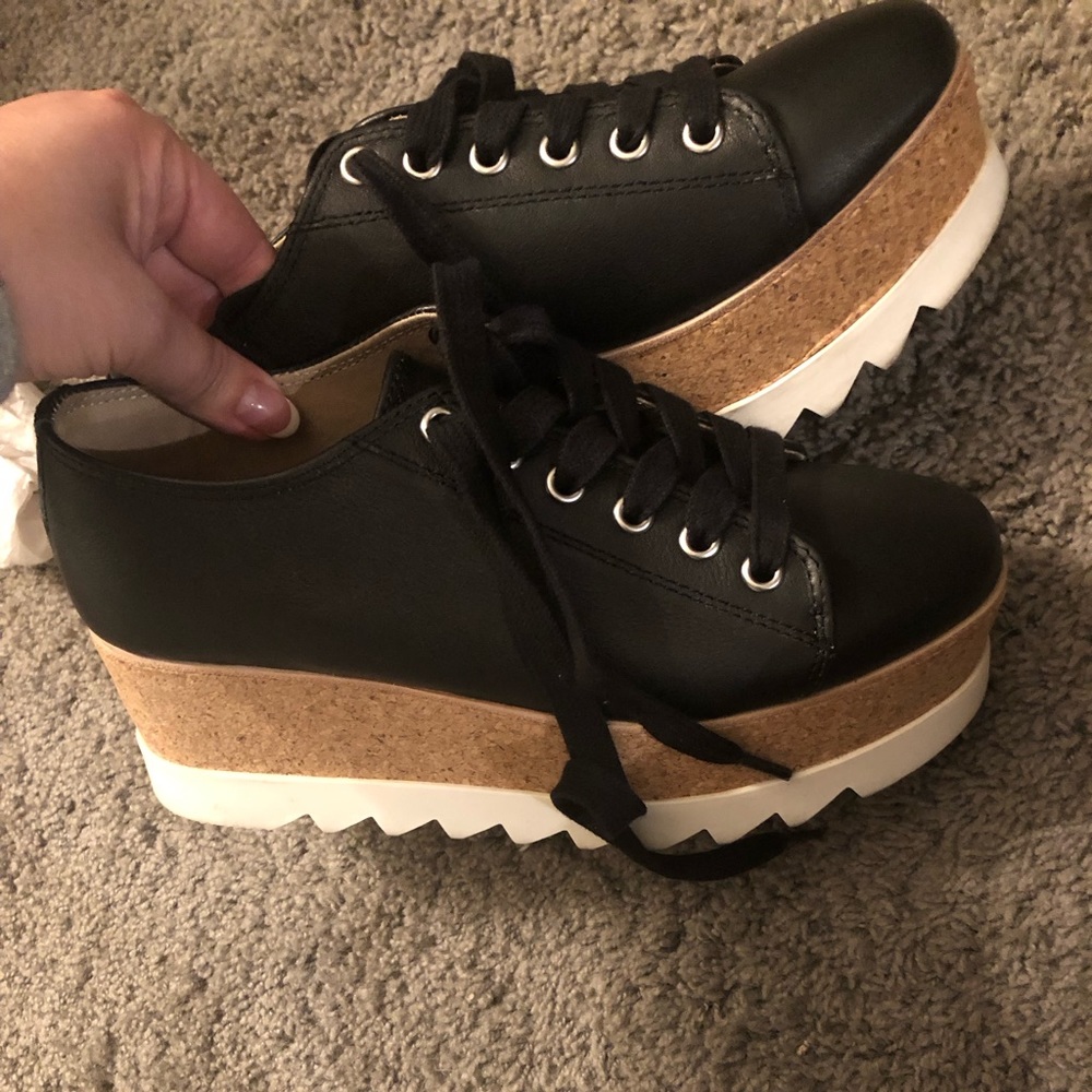 Steve Madden Korrie Black Leather